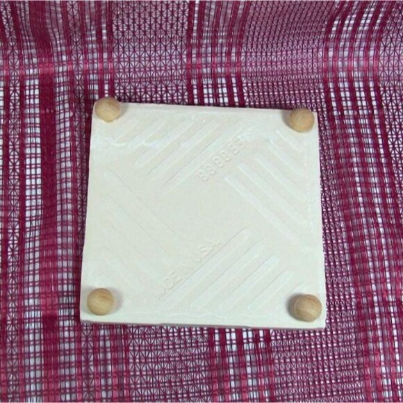 Ceramic Coaster Spoon Rest Square With Lighthouse, Tile Trivet, Wine Trivet - Picture 3 of 7